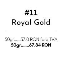 a black and white image with the word royal gold