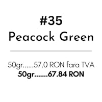 a black and white image of peacock green