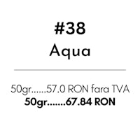 a black and white image with the words 38 aqua