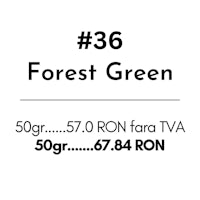 a black and white image with the words 36 forest green